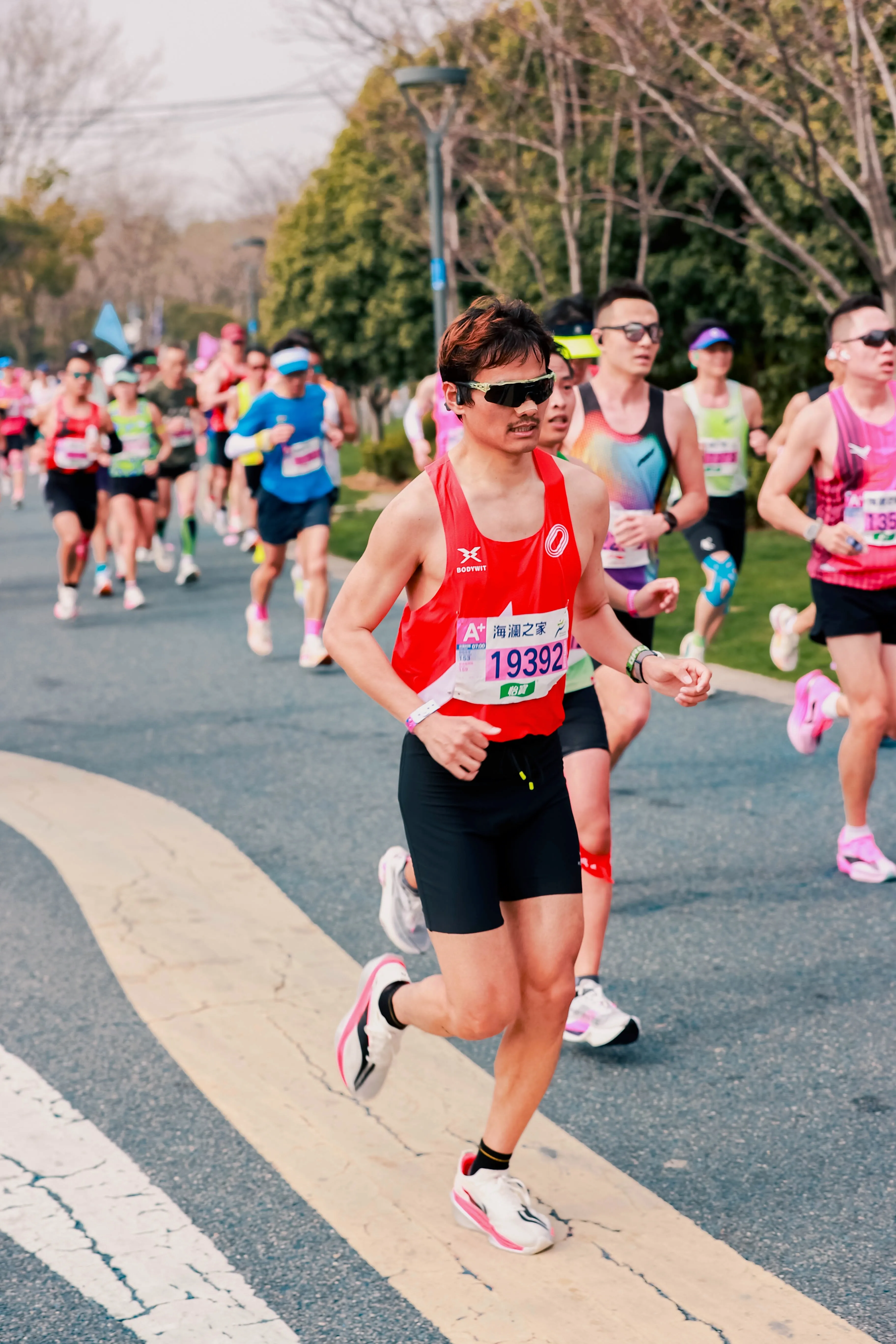 2026无锡马拉松赛道照片